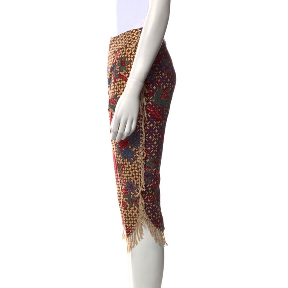 Antonio Berardi Printed Straight Leg Pants | size Small - Picture 6 of 7